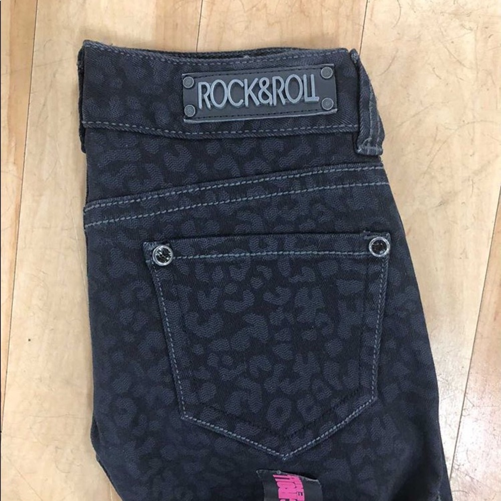 Rock & Roll Leopard Skinny Jeans